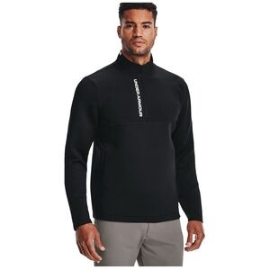 Under Armour Storm Daytona 1/2 Zip Sweaters - Black/Black size large like new!!